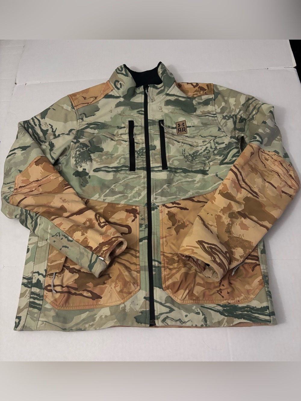 Mens Under Armour RR Camo Jacket Size L